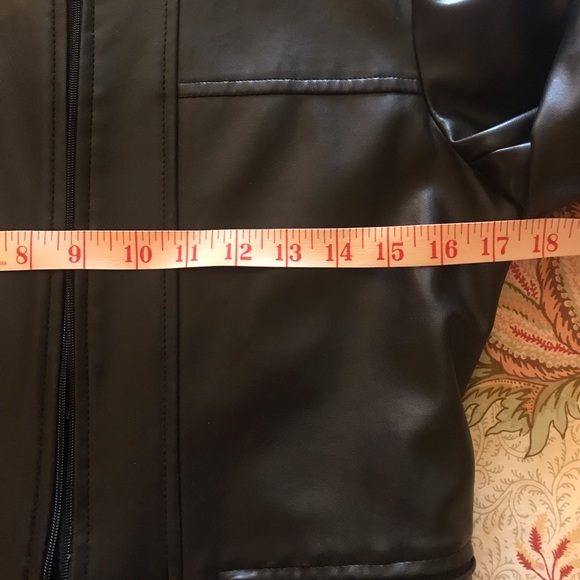 Tessuto SMALL faux leather jacket - Picture 8 of 11